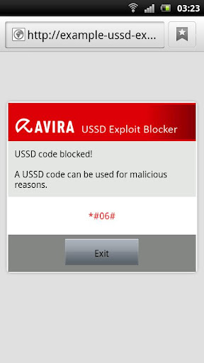 Avira USSD Exploit Blocker