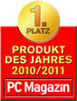 PC Magazin - 1. place: Product of the year 2010 / 2011
