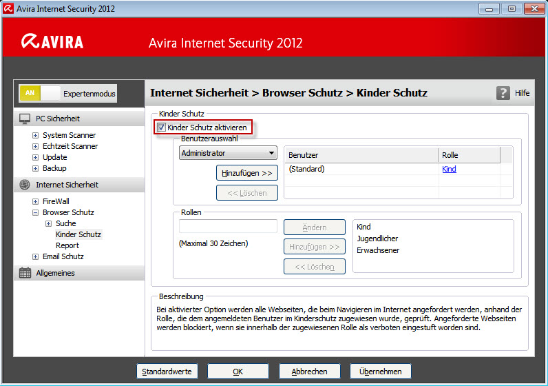 Internet Sicherheit - Browser Schutz - Kinder Schutz
