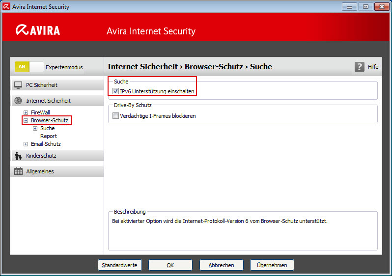 Internet Sicherheit- Browser Schutz - Suche