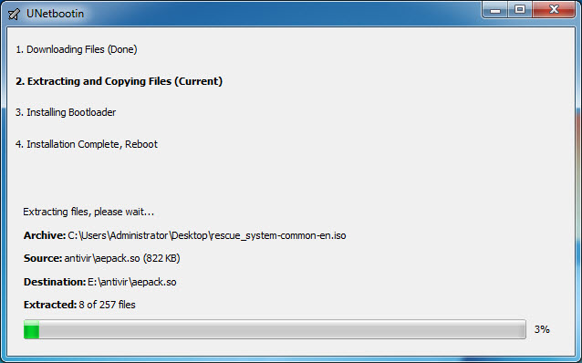 Unetbooting - Extracting and Copying Files