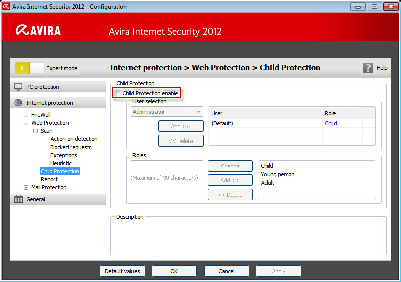 Web Protection - Child Protection