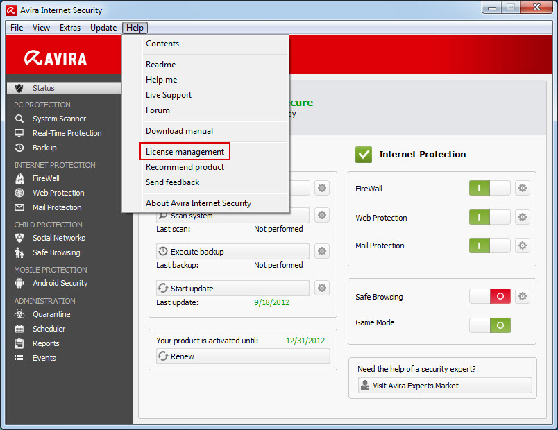 Avira Antivirus Internet Security 2011 Free Download Full Version