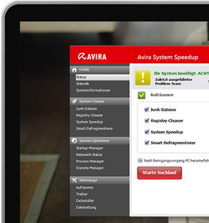 Avira System Speedup Screenshot