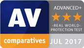 Real-World-Protection Kategorie von AV-Comparatives