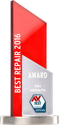 AV Test Best Repair Avira Antivirus Pro