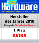 PC Games Hardware: 'Hersteller des Jahres 2010' im Bereich 'Sicherheitssoftware'