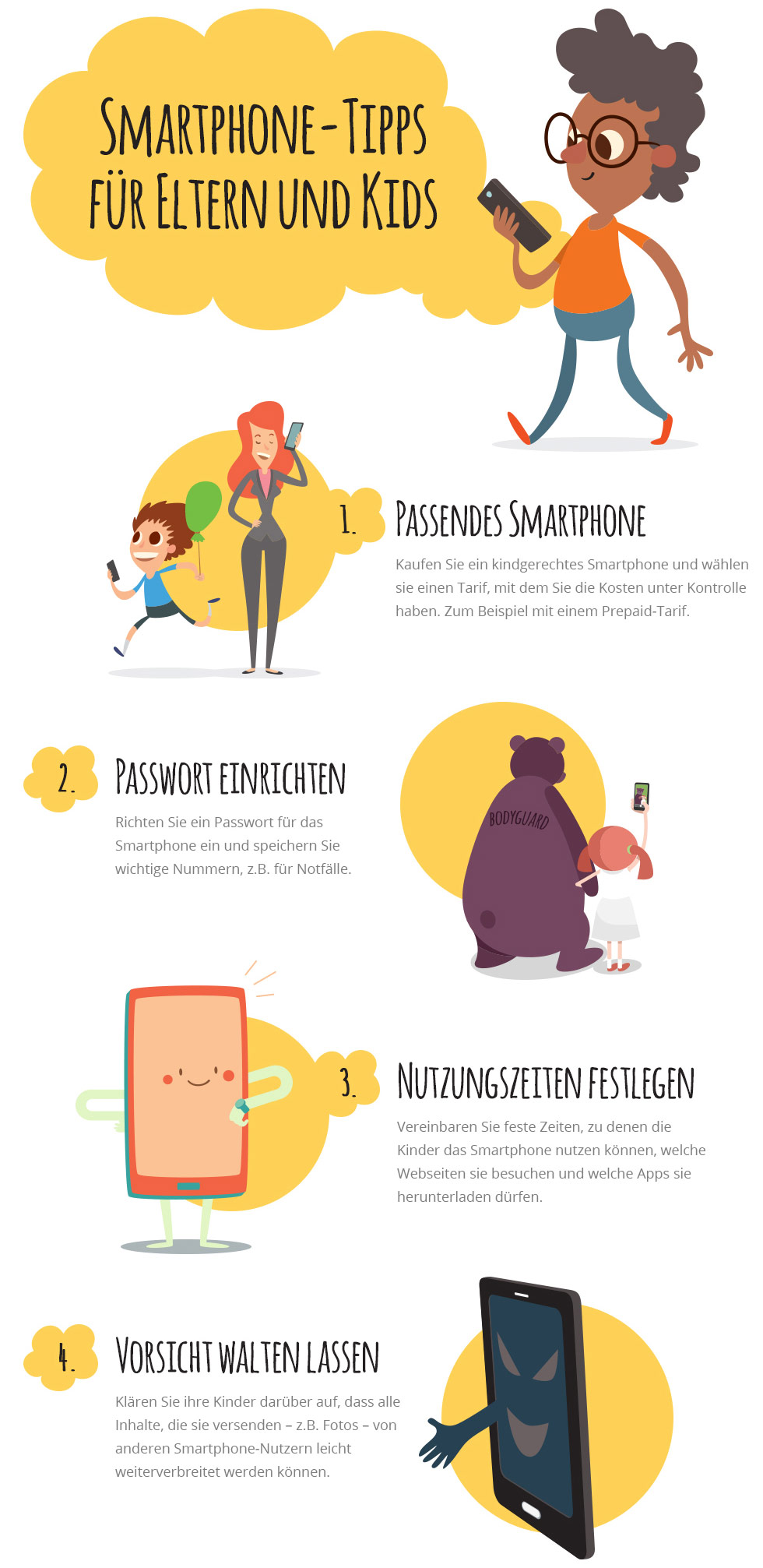 Avira Infographic - Smartphone-Tipps für Eltern und Kids Avira Infographic - Smartphone-Tipps für Eltern und Kids