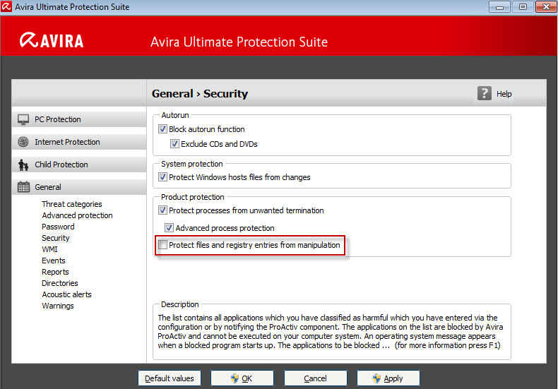 Disable Security Center Alerts Vista Registry