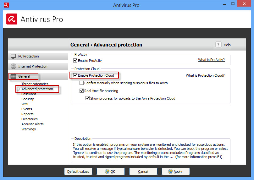 Image result for DEACTIVATE AVIRA PROTECTION CLOUD