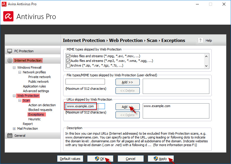 antivirus-pro_urls-skipped-by-web-protection_en
