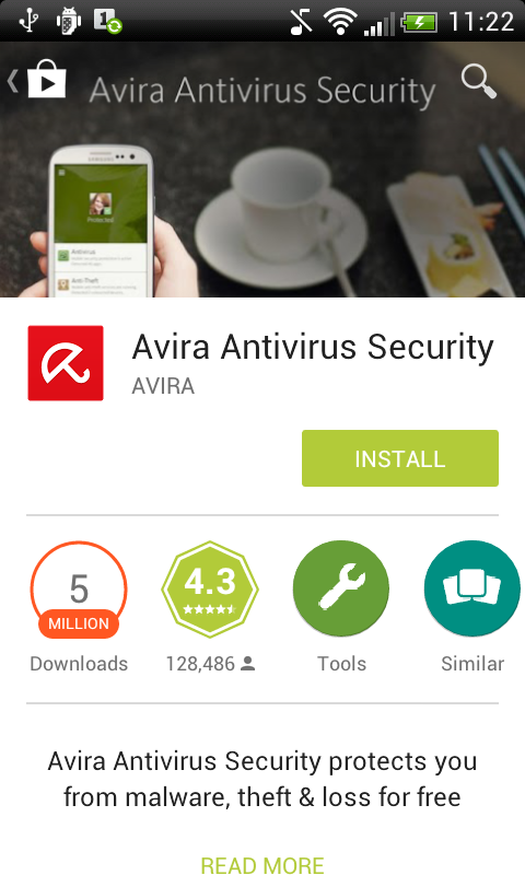 Install Avira Antivirus Security for Android