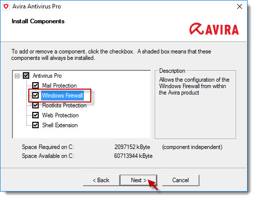 avira firewall keeps turning off