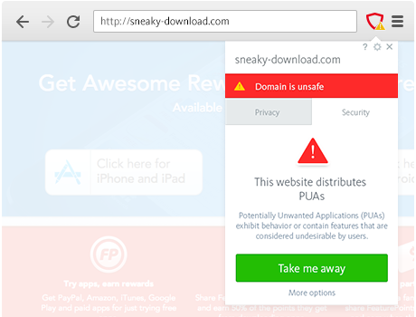 Block Potentially Unwanted Applications