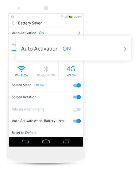 Network activated profiles