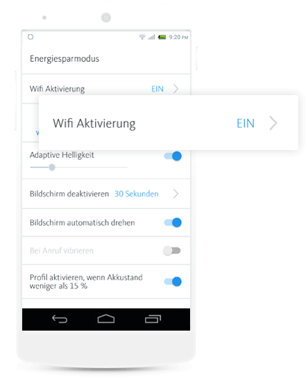 Netzwerk-Aktivierte-Profile