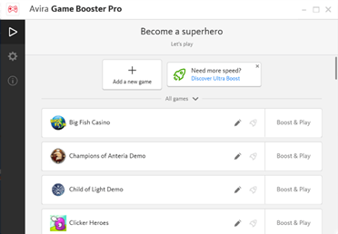 Avira System Speedup - HyperBoost Screenshot