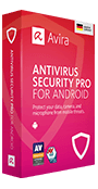 Avira Antivirus Pro for Android product box shot