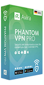 Avira Phantom VPN product box shot